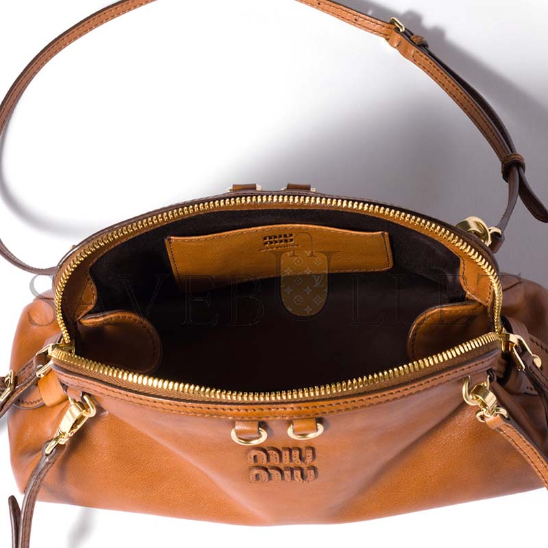 MIU MIU CAPRICE LEATHER CLUTCH 5BF131 (24*14*8.5cm)